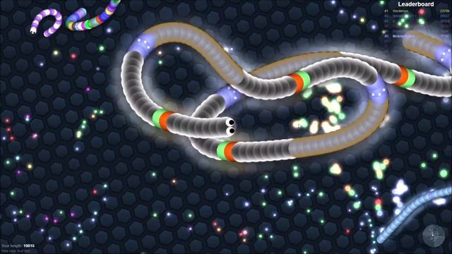 Slither.io Giant Snake Vs Small Snakes (Epic Slitherio Gameplay)