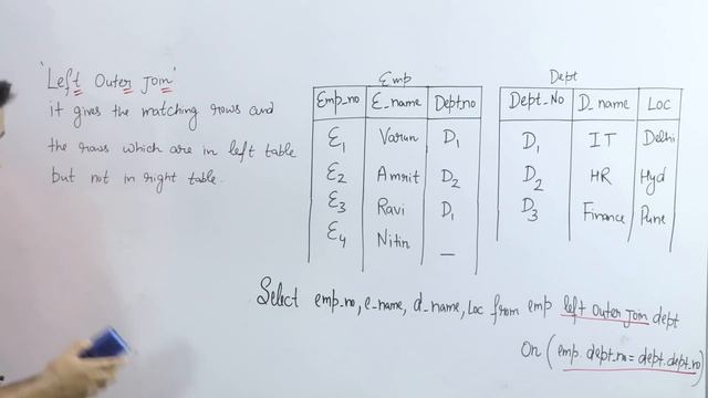 Lec-42: Left Outer Join operation with Example | Database Management System смотреть онлайн