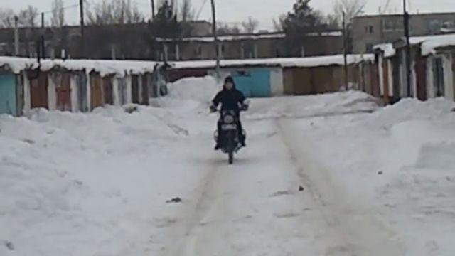 По снегу на альфе.18 января 2015 года. смотреть онлайн