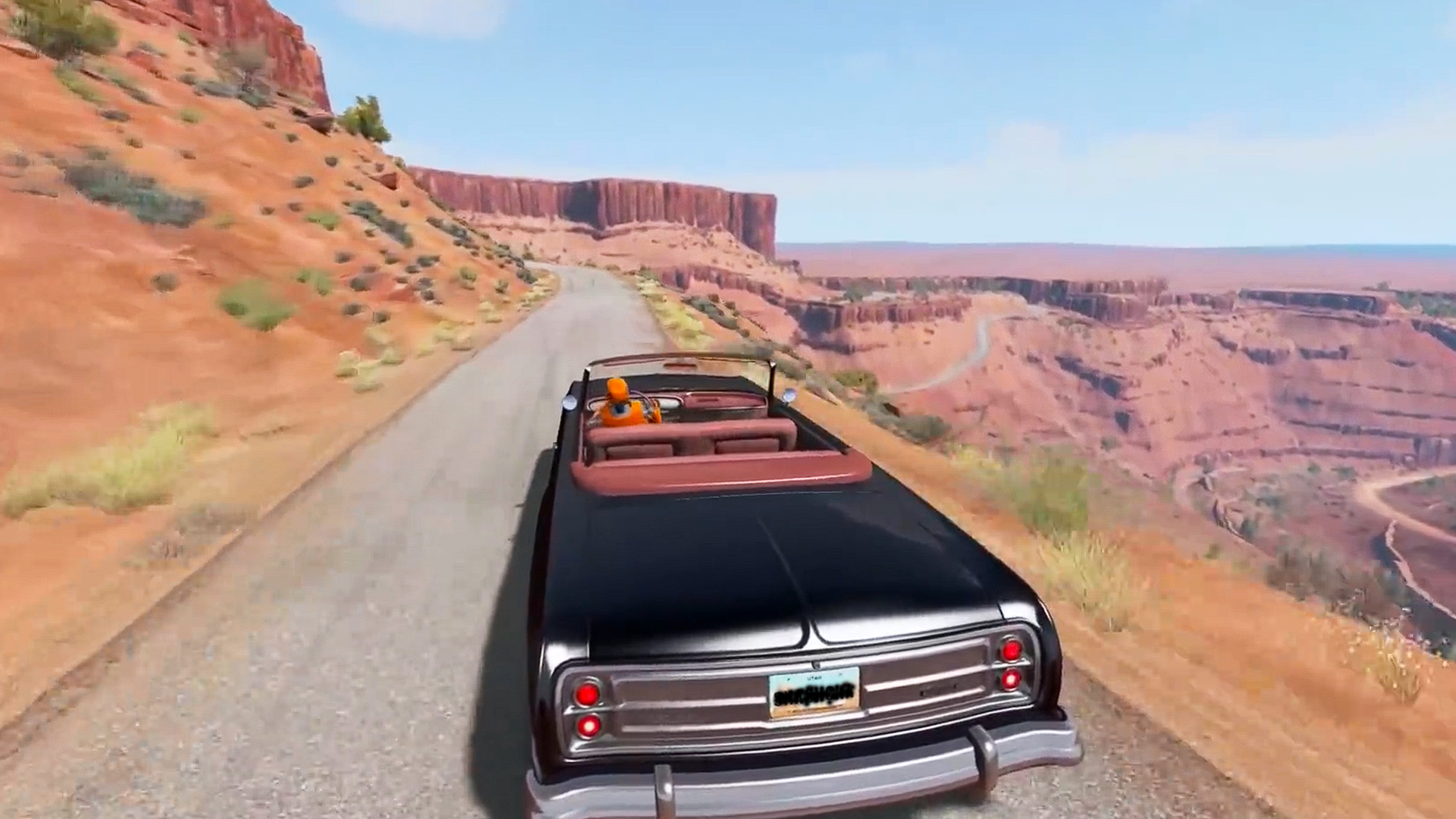 Beamng drive - Падение с обрыва 40 | HITGAMEZ