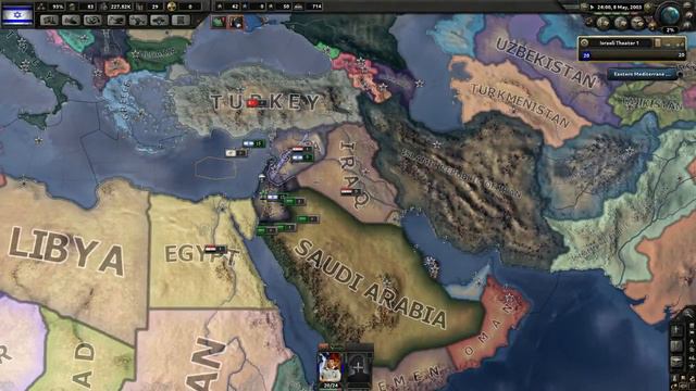 Hearts of Iron IV Mordern day mod as Israel! смотреть онлайн