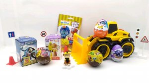 Открываем сюрпризы с Крепышом