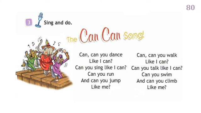 Spotlight 3 Аудио стр. 80_1/Тренажер для запоминания/ The Can Can song| MyMixJoy смотреть онлайн