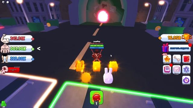 НАВАЛЯЛ БАНДИТАМ С ТОП ПЕТАМИ НА ПРОКАЧКУ В СИМУЛЯТОРЕ ЭВОЛЮЦИИ МУСКОЛОВ В РОБЛОКС ! смотреть онлайн