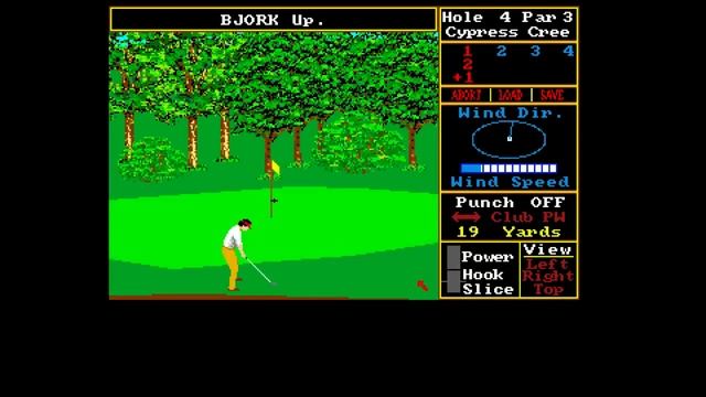 Amiga: World Class Leader Board смотреть онлайн