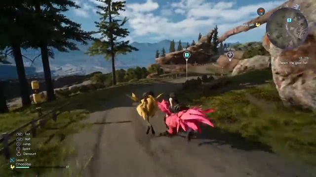 FINAL FANTASY XV Chocobo race with Iris смотреть онлайн