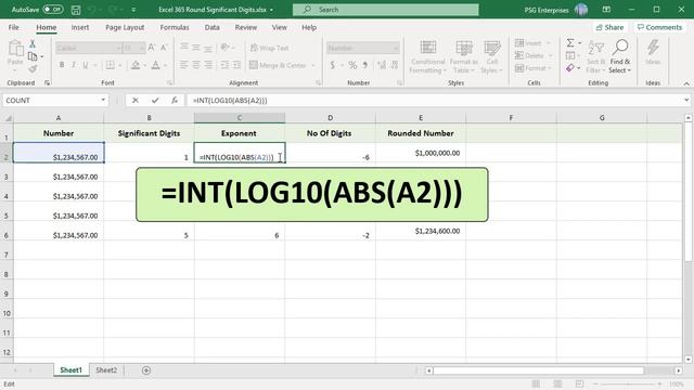 How to Round a Number to Significant digits in Excel - Office 365 смотреть онлайн