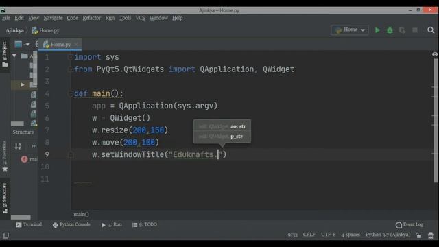 PyQt5 tutorial-1 смотреть онлайн