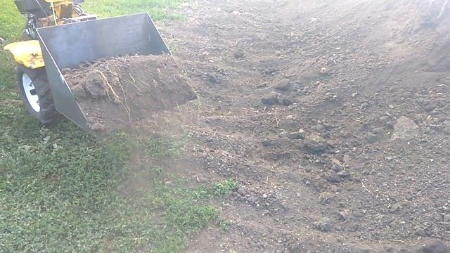 мотоблок с ковшом и земля смотреть онлайн