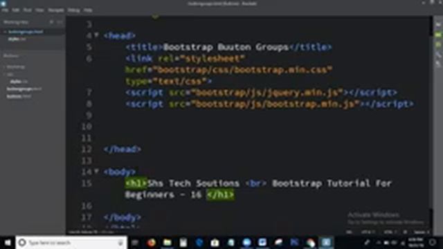 Bootstrap Tutorial For Beginners - 16 | Bootstrap Button Groups | Button Group Classes In Bootstrap смотреть онлайн