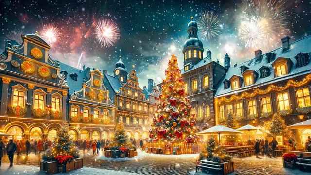 Merry Christmas & Happy New Year 2024 🎁 Relaxing Christmas Music, Soft Piano, Top Christmas Songs смотреть онлайн