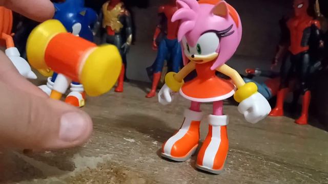 jakks pacific amy rose and neon knuckles review(read description) смотреть онлайн