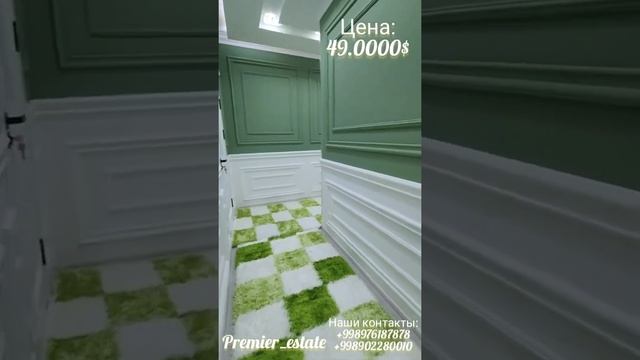 Продаётся 2х_комнатная Новостройка город Самарканд улица Фрунзе 49 000$. 60м². 3 этаже/6 с мебелью смотреть онлайн