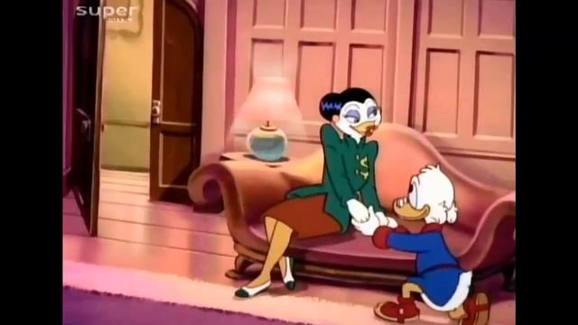 Скрудж МакДак делает предложение Миллионере («Утиные истории», 1987)