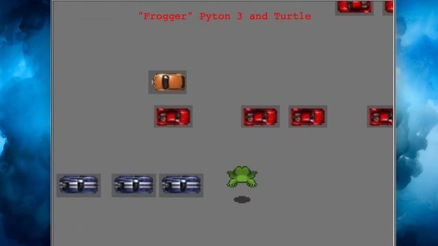 Simple 'frogger' / Crossy Road type game in Python 3 with the Turtle module and animated gif смотреть онлайн