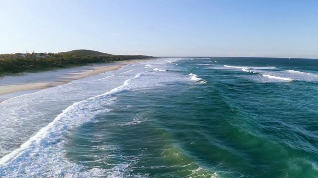 Ocean Waves With Blue Water | Better Relaxing Music смотреть онлайн
