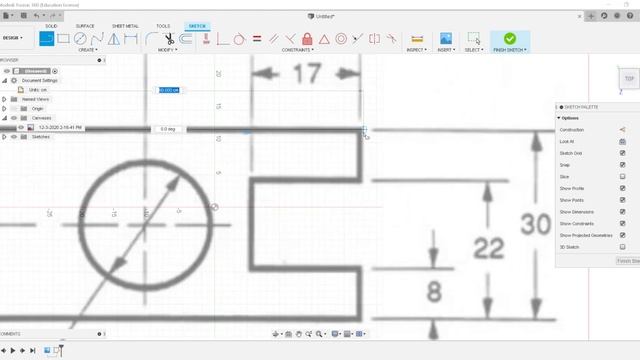 Fusion 360: Scale a JPG and Calculate a Scale Factor смотреть онлайн