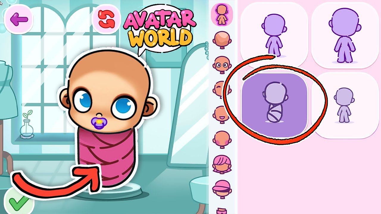 ОБНОВЛЕНИЕ - МЛАДЕНЦЫ  в AVATAR WORLD  - СЕКРЕТЫ !