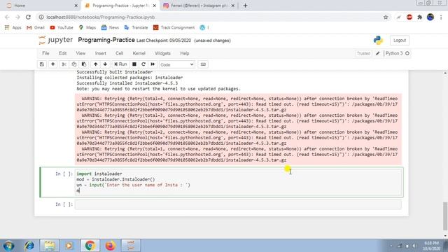 Instagram profile picture download using Python смотреть онлайн