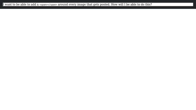 Wordpress: Add a span tag around image смотреть онлайн