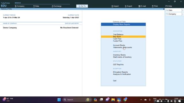 Reports in TallyPrime смотреть онлайн