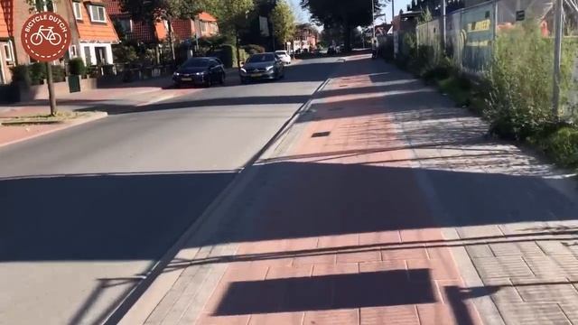 Riding a bicycle in Hilversum (Netherlands) смотреть онлайн