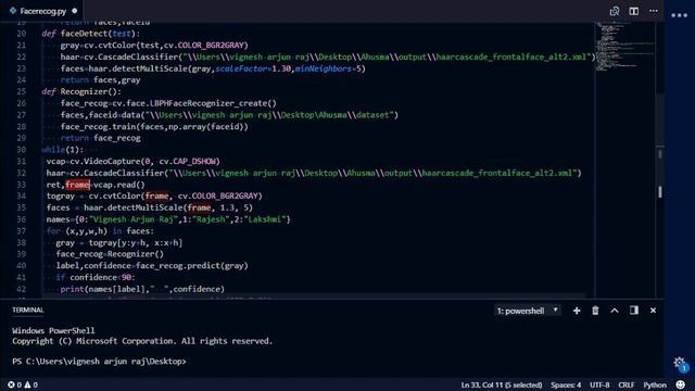 Face Recognition under 50 Lines using Opencv смотреть онлайн