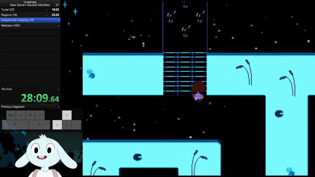 Undertale Neutral Glitchless New Game Plus Speedrun in 55:47 смотреть онлайн