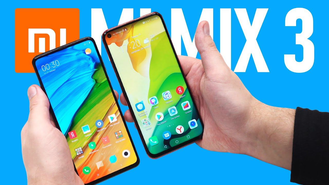 Xiaomi Mi Mix 3 с царапинами и б/у от Pandao: распаковка рядом с Honor View 20 смотреть онлайн