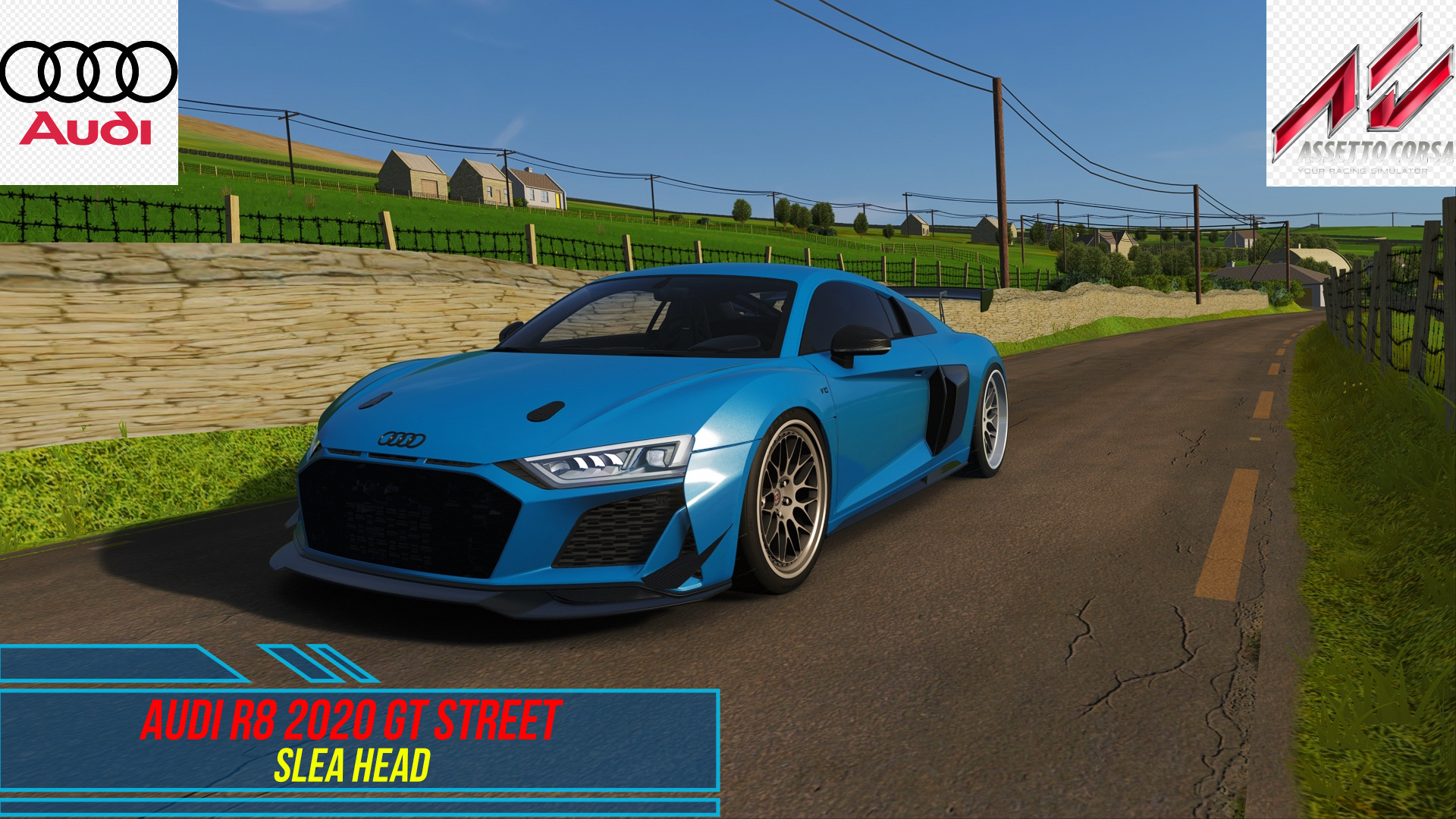 Audi R8 2020 GT Street - Slea Head / Assetto Corsa. смотреть онлайн