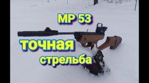 Точная стрельба из пневматического пистолета МР 53