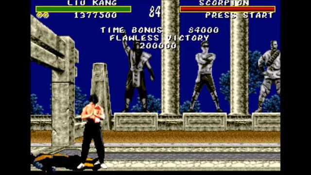 Mortal Kombat 1 (Sega Genesis)- Liu Kang Playthrough 1/3 смотреть онлайн