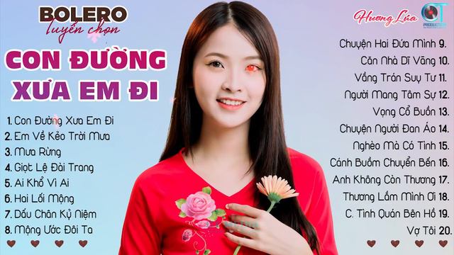 Nhạc Trữ Tình Bolero Chọn Lọc Hay Nhất 2022 - LK Con Đường Xưa Em Đi, Mưa Rừng - Nhạc Vàng Hay Nhất