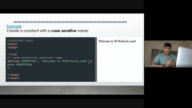 Lecture 9:- PHP Constants смотреть онлайн
