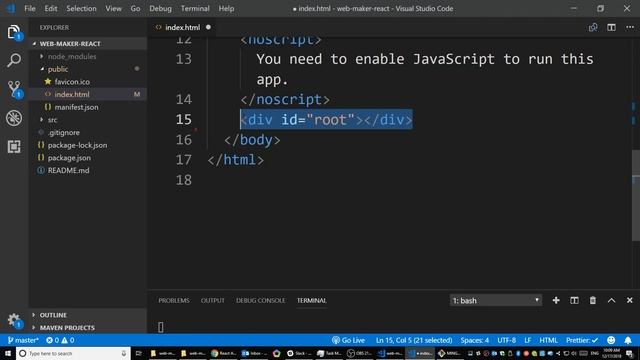 Hello World from React смотреть онлайн