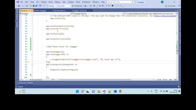 How to use swagger in Asp.Net Core смотреть онлайн