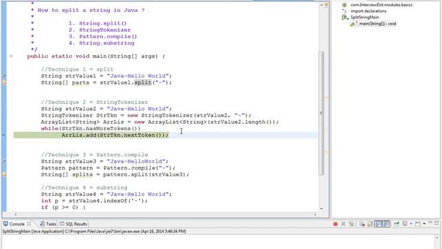 HOW TO SPLIT A STRING IN JAVA смотреть онлайн