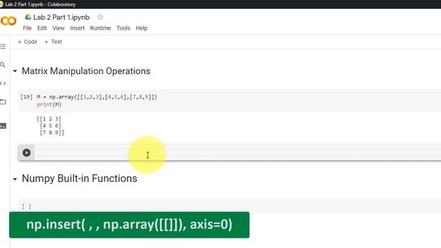 Lab2. Part 1. Numpy смотреть онлайн