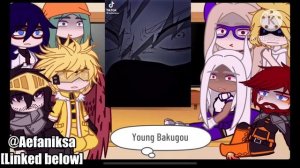 “ PRO HEROES react to Villain Deku “ | Villain Deku AU | Part 2 | NO SHIPS