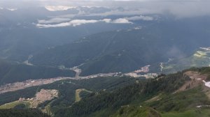 2020 Красная Поляна, канатная дорога, 4 этапа