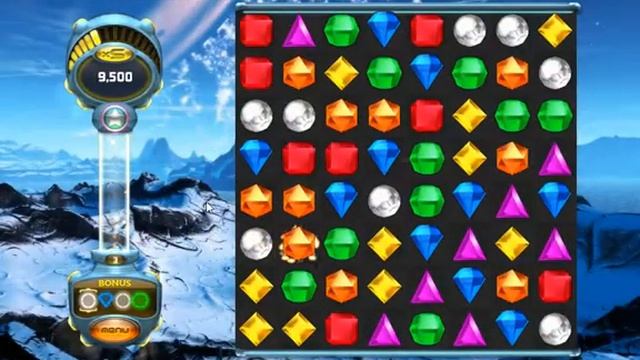 Bejeweled Twist Fourth Run: Classic Mode Levels 1-5 смотреть онлайн
