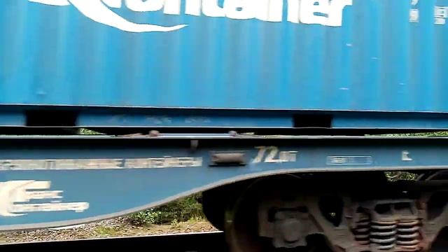 ЭЛЕКТРОВОЗ 2ЭС5К 272 С ГРУЗОВЫМ ПОЕЗДОМ И РЕКУПЕРАТИВНОЕ ТОРМОЖЕНИЕ смотреть онлайн