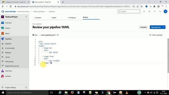 How to run stages sequentially in YAML pipeline azure devops | Running stages in an customize order смотреть онлайн