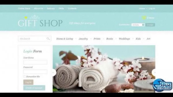 Download Gift Shop VirtueMart Template by  Delta TM