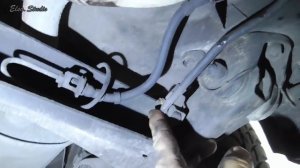 Снятие регулятора тормозных сил (колдуна) ВАЗ 2113