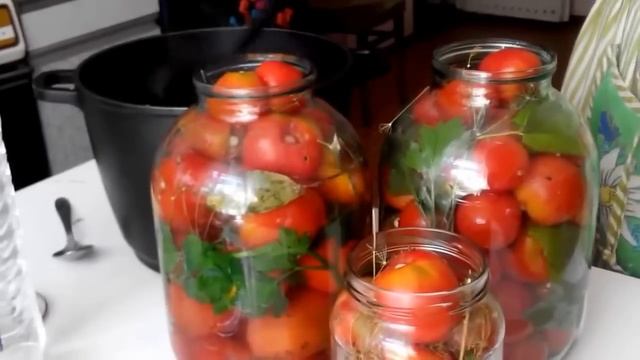 Консервирование помидоров на зиму¦ Маринад для помидоров canning tomatoes смотреть онлайн