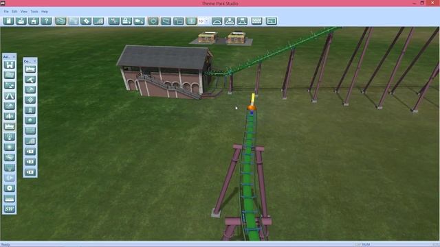 Theme Park Studio Advanced Coaster Building Part 2