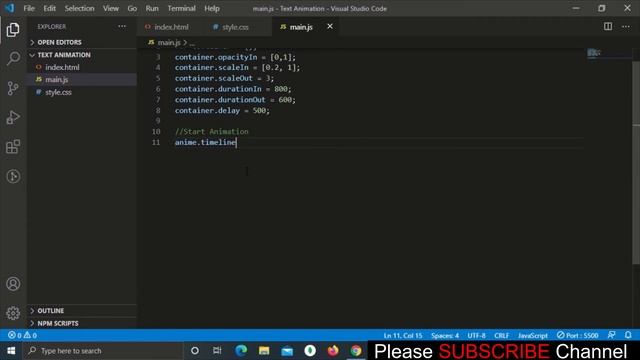 Throw Text Animation Using With Anime JavaScript смотреть онлайн
