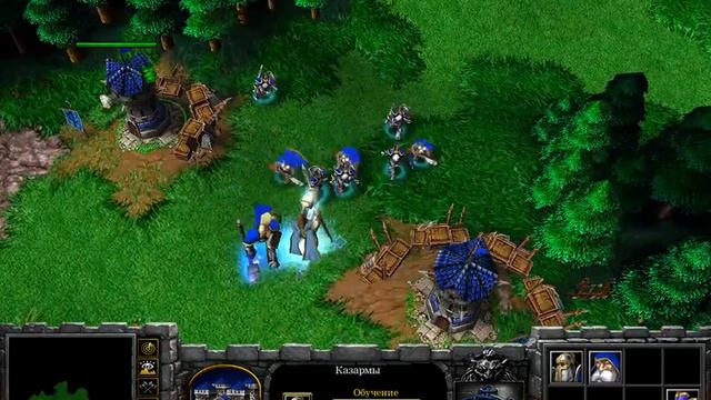 warcraft 3 reign of chaos (прохождение) Компания альянса. Глава 2: Заварушка у чёрного камня. смотреть онлайн