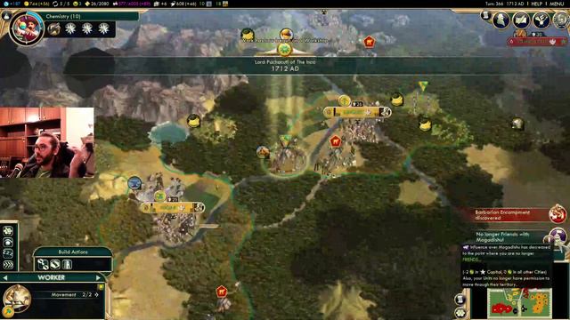 Civilization V - Four Corners Full Game - Day 7 of 27 Golden Age смотреть онлайн